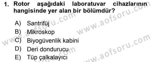 Viroloji Dersi 2017 - 2018 Yılı 3 Ders Sınav Soruları 1. Soru
