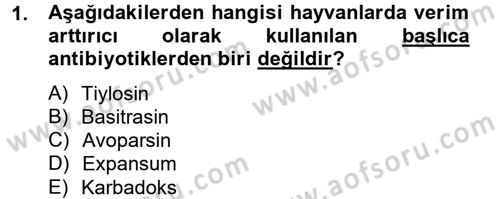 Gıda Güvenliğinin Temel Prensipleri Dersi 2012 - 2013 Yılı (Final) Dönem Sonu Sınav Soruları 1. Soru