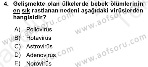 Gıda Güvenliğinin Temel Prensipleri Dersi 2015 - 2016 Yılı Tek Ders Sınav Soruları 4. Soru