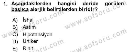 Gıda Güvenliğinin Temel Prensipleri Dersi 2025 - 2026 Yılı Yaz Okulu Sınav Soruları 1. Soru