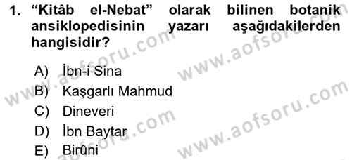 Temel İlaç Bilgisi Ve Akılcı İlaç Kullanımı Dersi 2018 - 2019 Yılı (Final) Dönem Sonu Sınav Soruları 1. Soru