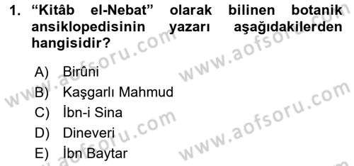 Temel İlaç Bilgisi Ve Akılcı İlaç Kullanımı Dersi 2024 - 2025 Yılı (Final) Dönem Sonu Sınav Soruları 1. Soru