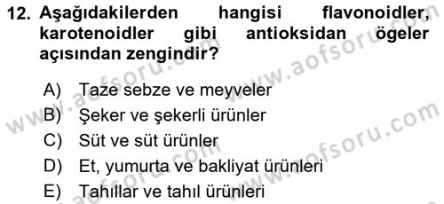 Halk Sağlığı Dersi 2018 - 2019 Yılı 3 Ders Sınav Soruları 12. Soru