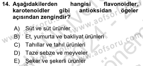 Halk Sağlığı Dersi 2024 - 2025 Yılı (Final) Dönem Sonu Sınav Soruları 14. Soru