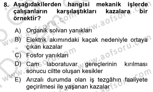 Halk Sağlığı Dersi 2024 - 2025 Yılı (Final) Dönem Sonu Sınav Soruları 8. Soru