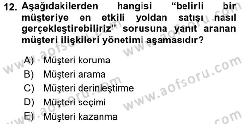 Lojistik İlkeleri Dersi 2015 - 2016 Yılı (Final) Dönem Sonu Sınav Soruları 12. Soru