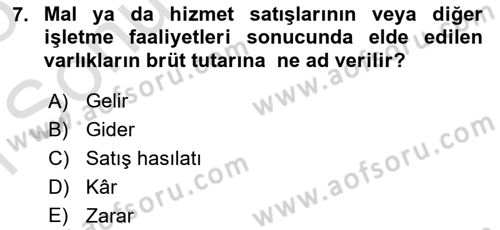 Lojistik İlkeleri Dersi 2024 - 2025 Yılı (Final) Dönem Sonu Sınav Soruları 7. Soru