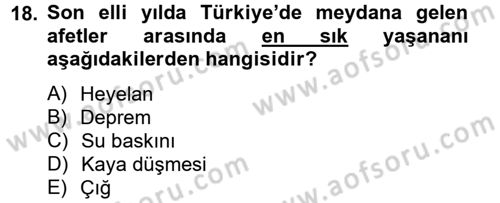 Çağdaş Lojistik Uygulamaları Dersi 2012 - 2013 Yılı (Final) Dönem Sonu Sınav Soruları 18. Soru