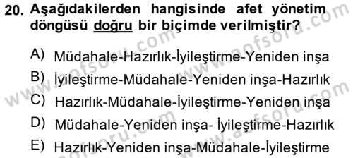 Çağdaş Lojistik Uygulamaları Dersi 2013 - 2014 Yılı (Final) Dönem Sonu Sınav Soruları 20. Soru