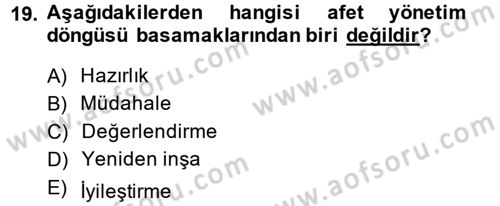 Çağdaş Lojistik Uygulamaları Dersi 2014 - 2015 Yılı (Final) Dönem Sonu Sınav Soruları 19. Soru