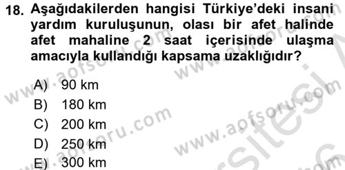 Çağdaş Lojistik Uygulamaları Dersi 2015 - 2016 Yılı (Final) Dönem Sonu Sınav Soruları 18. Soru