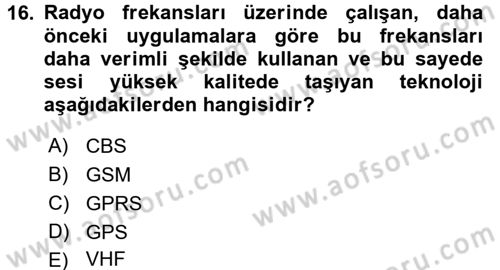 Çağdaş Lojistik Uygulamaları Dersi 2016 - 2017 Yılı (Final) Dönem Sonu Sınav Soruları 16. Soru