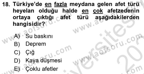 Çağdaş Lojistik Uygulamaları Dersi 2024 - 2025 Yılı (Final) Dönem Sonu Sınav Soruları 18. Soru