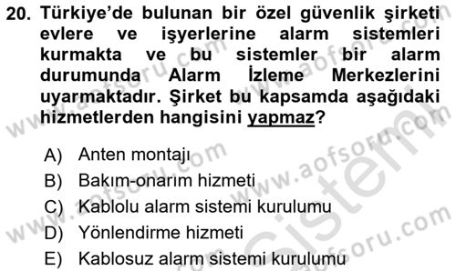 Çağdaş Lojistik Uygulamaları Dersi 2024 - 2025 Yılı (Final) Dönem Sonu Sınav Soruları 20. Soru