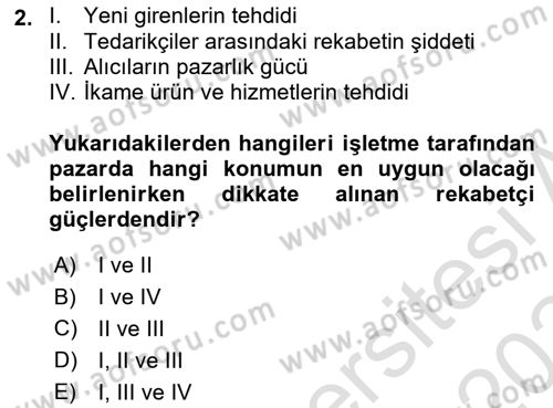 Lojistik Yönetimi Dersi 2023 - 2024 Yılı (Final) Dönem Sonu Sınav Soruları 2. Soru