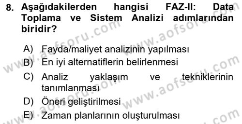 Lojistik Yönetimi Dersi 2023 - 2024 Yılı Yaz Okulu Sınav Soruları 8. Soru