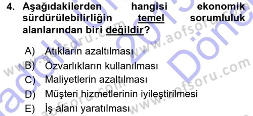 Uluslararası Lojistik Dersi 2015 - 2016 Yılı (Final) Dönem Sonu Sınav Soruları 4. Soru