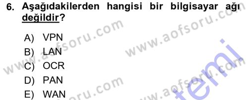 Uluslararası Lojistik Dersi 2015 - 2016 Yılı (Final) Dönem Sonu Sınav Soruları 6. Soru