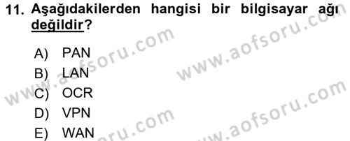 Uluslararası Lojistik Dersi 2016 - 2017 Yılı 3 Ders Sınav Soruları 11. Soru