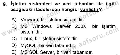 Uluslararası Lojistik Dersi 2016 - 2017 Yılı 3 Ders Sınav Soruları 9. Soru