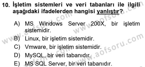 Uluslararası Lojistik Dersi 2017 - 2018 Yılı 3 Ders Sınavı 10. Soru