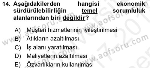 Uluslararası Lojistik Dersi 2017 - 2018 Yılı (Final) Dönem Sonu Sınav Soruları 14. Soru