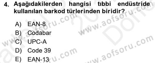Uluslararası Lojistik Dersi 2017 - 2018 Yılı (Final) Dönem Sonu Sınav Soruları 4. Soru