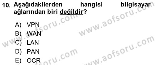 Uluslararası Lojistik Dersi 2018 - 2019 Yılı (Final) Dönem Sonu Sınav Soruları 10. Soru