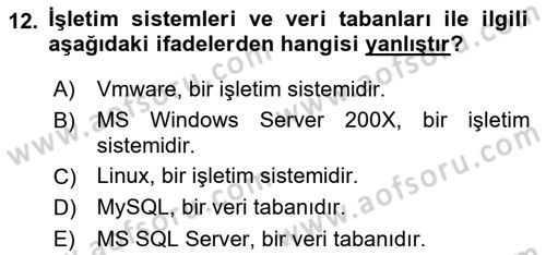 Uluslararası Lojistik Dersi 2018 - 2019 Yılı (Final) Dönem Sonu Sınav Soruları 12. Soru