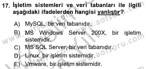 Uluslararası Lojistik Dersi 2018 - 2019 Yılı Yaz Okulu Sınav Soruları 17. Soru