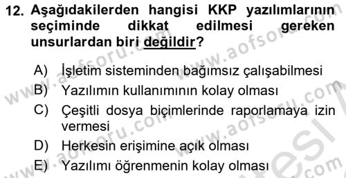 Uluslararası Lojistik Dersi 2021 - 2022 Yılı Yaz Okulu Sınav Soruları 12. Soru