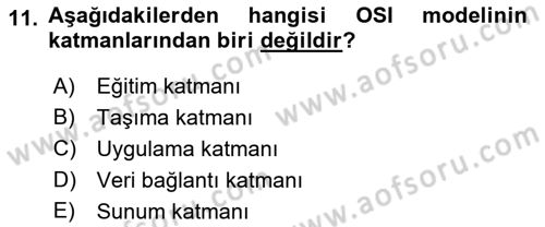 Uluslararası Lojistik Dersi 2022 - 2023 Yılı (Final) Dönem Sonu Sınav Soruları 11. Soru