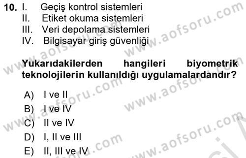Uluslararası Lojistik Dersi 2023 - 2024 Yılı (Final) Dönem Sonu Sınav Soruları 10. Soru