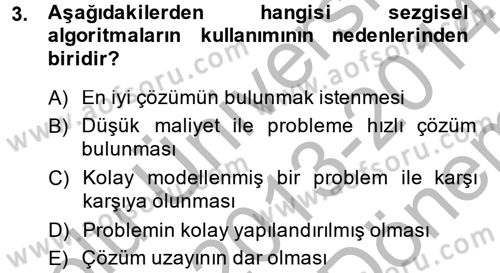 Lojistikte Teknoloji Kullanımı Dersi 2013 - 2014 Yılı (Final) Dönem Sonu Sınav Soruları 3. Soru