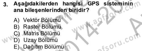 Lojistikte Teknoloji Kullanımı Dersi 2014 - 2015 Yılı (Vize) Ara Sınav Soruları 3. Soru