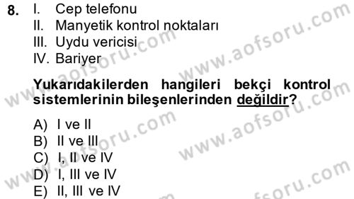 Lojistikte Teknoloji Kullanımı Dersi 2014 - 2015 Yılı (Final) Dönem Sonu Sınav Soruları 8. Soru