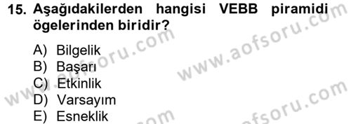 Lojistikte Teknoloji Kullanımı Dersi 2014 - 2015 Yılı Tek Ders Sınav Soruları 15. Soru