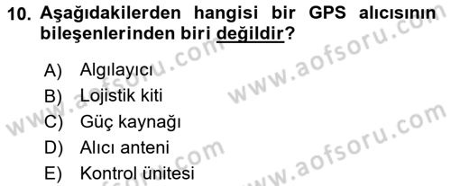 Lojistikte Teknoloji Kullanımı Dersi 2021 - 2022 Yılı (Final) Dönem Sonu Sınav Soruları 10. Soru