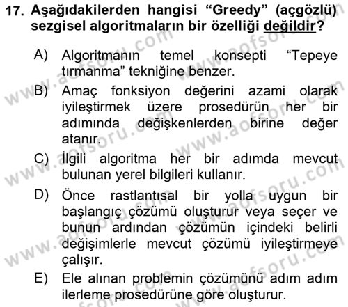 Lojistikte Teknoloji Kullanımı Dersi 2021 - 2022 Yılı Yaz Okulu Sınav Soruları 17. Soru