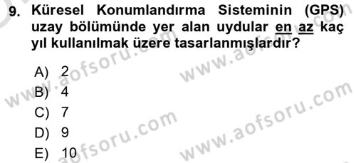 Lojistikte Teknoloji Kullanımı Dersi 2021 - 2022 Yılı Yaz Okulu Sınav Soruları 9. Soru
