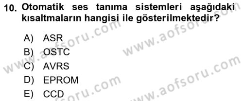 Lojistikte Teknoloji Kullanımı Dersi 2023 - 2024 Yılı Yaz Okulu Sınav Soruları 10. Soru