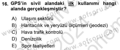 Lojistikte Teknoloji Kullanımı Dersi 2024 - 2025 Yılı (Final) Dönem Sonu Sınav Soruları 16. Soru