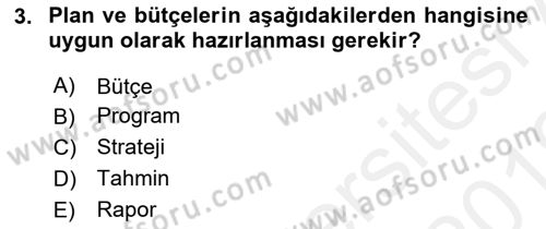 Lojistik Maliyetleri ve Raporlama 2 Dersi 2018 - 2019 Yılı (Vize) Ara Sınav Soruları 3. Soru