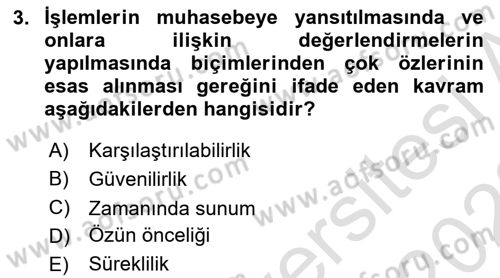 Lojistik Maliyetleri ve Raporlama 2 Dersi 2021 - 2022 Yılı Yaz Okulu Sınav Soruları 3. Soru