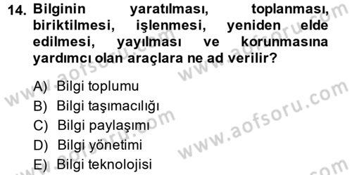 Ulaştırma Sistemleri Dersi 2013 - 2014 Yılı (Final) Dönem Sonu Sınav Soruları 14. Soru