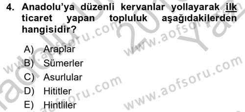 Ulaştırma Sistemleri Dersi 2018 - 2019 Yılı Yaz Okulu Sınav Soruları 4. Soru