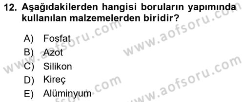 Ulaştırma Sistemleri Dersi 2023 - 2024 Yılı Yaz Okulu Sınav Soruları 12. Soru
