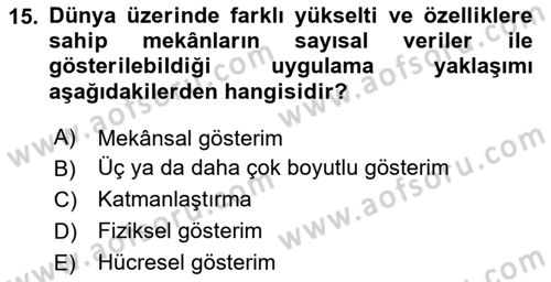 Bilişim Sistemleri Ve Lojistik Dersi 2020 - 2021 Yılı Yaz Okulu Sınav Soruları 15. Soru
