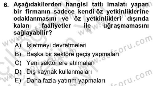 Bilişim Sistemleri Ve Lojistik Dersi 2022 - 2023 Yılı Yaz Okulu Sınav Soruları 6. Soru