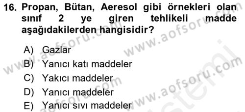 Ulaştırma Sistemleri Ve Yönetimi Dersi 2017 - 2018 Yılı (Final) Dönem Sonu Sınav Soruları 16. Soru